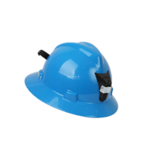 Cascos mineros con porta lamparas
