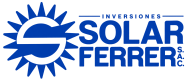 Logo corporativo Solar Ferrer en azul